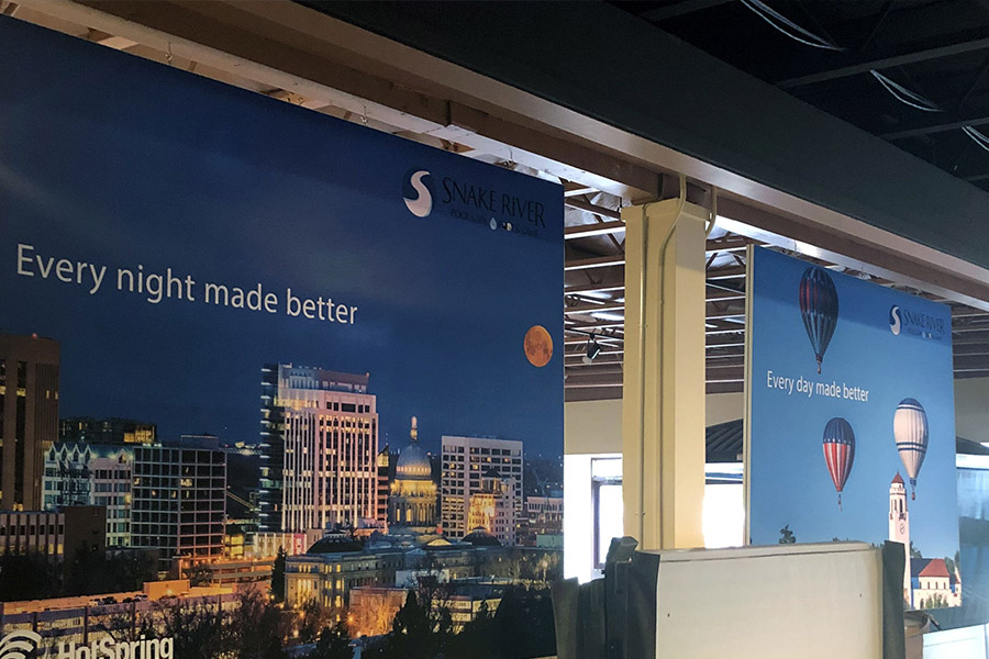 reklamefabrikk.no - ECO innendørs banner design og trykking