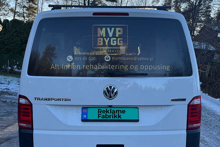 reklamefabrikk.no - Foliering av varebiler og servicebiler 2
