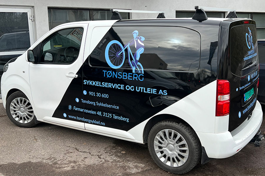 reklamefabrikk.no - Foliering av varebiler og servicebiler