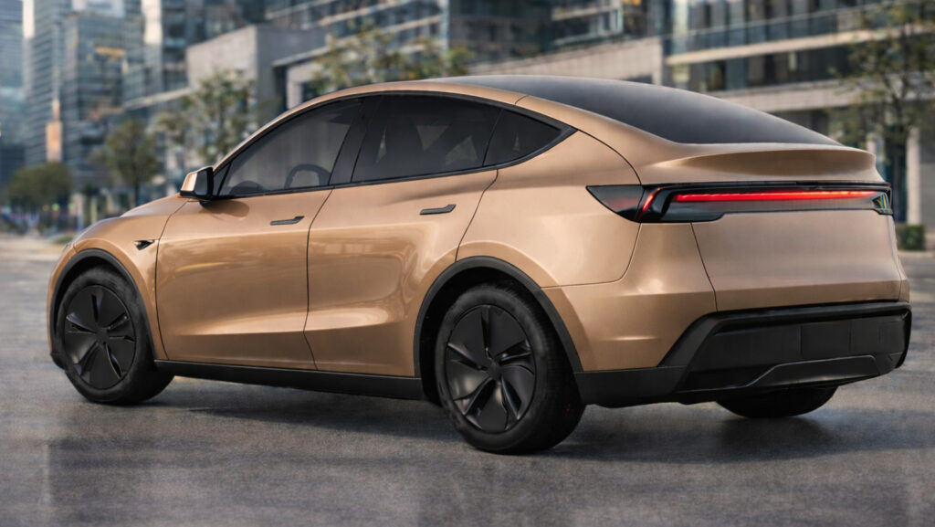 reklamefabrikk.no - 10 populære Color PPF-farger for Tesla Model Y 2026 - Gloss Amber Sand