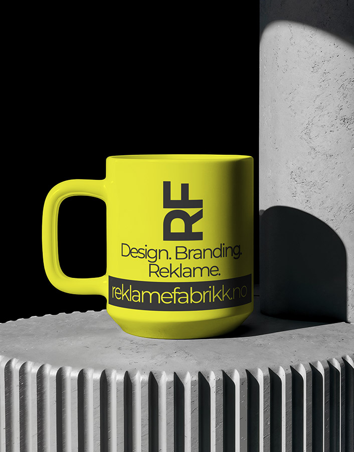reklamefabrikk.no - messeutstyr og reklameprodukter - kopp med logo