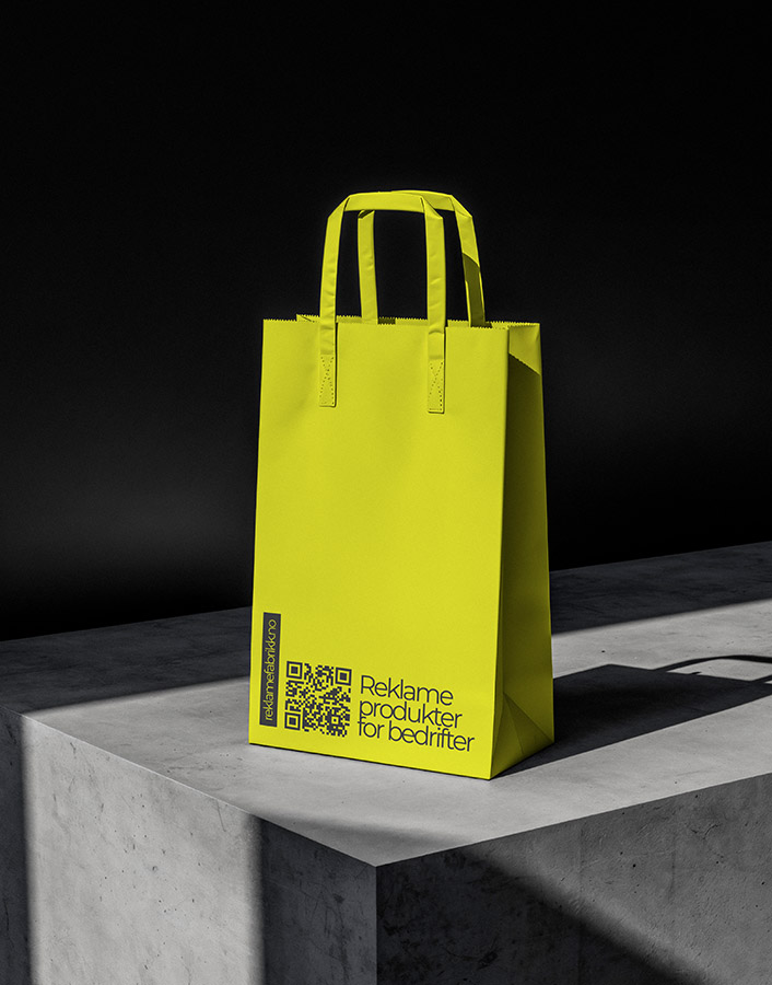 reklamefabrikk.no - messeutstyr og reklameprodukter - papirpose med logo