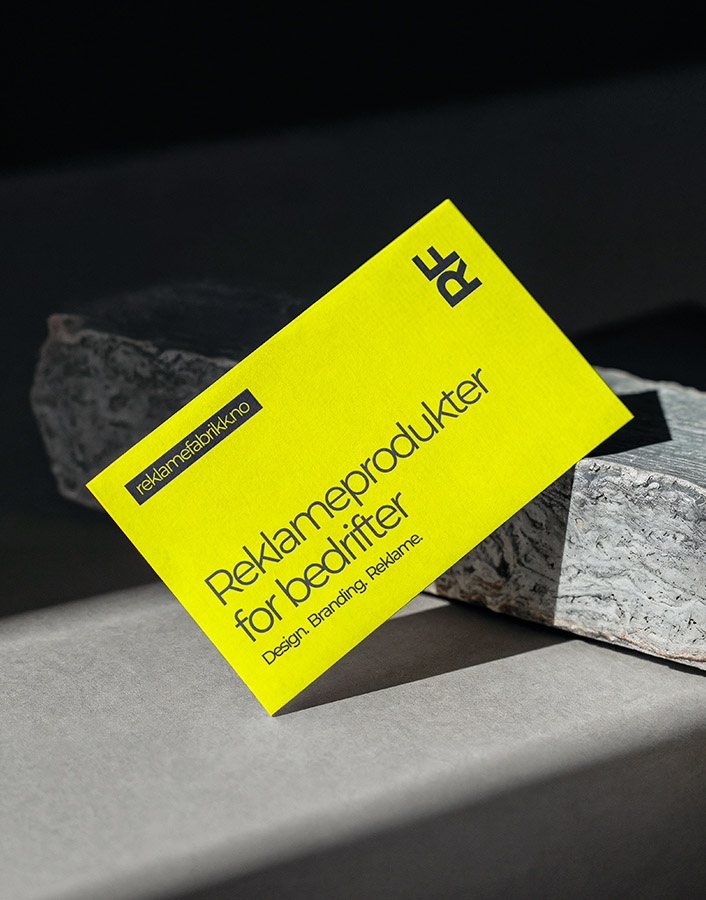 reklamefabrikk.no - messeutstyr og reklameprodukter - visittkort
