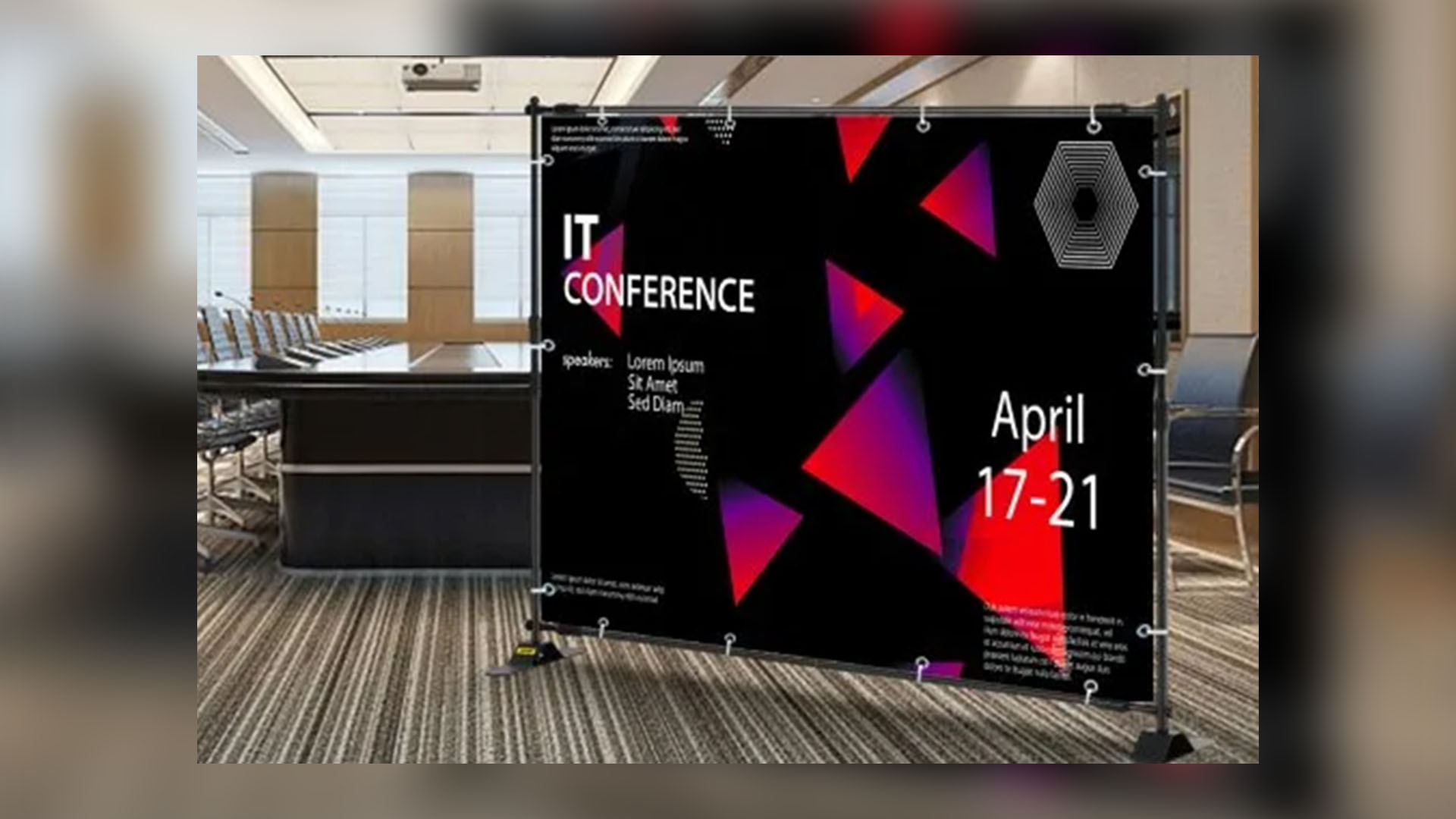 reklamefabrikk.no - ECO innendørs banner trykking