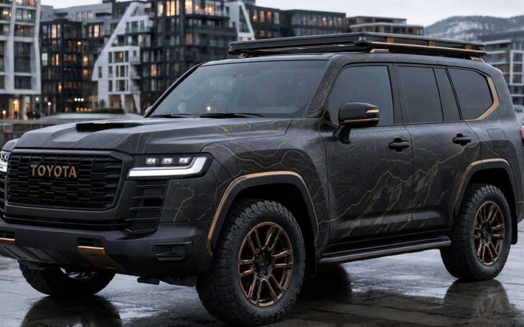 Toyota Land Cruiser PPF-foliering – inspirerende full wrap-design og førsteklasses beskyttelse under norske forhold