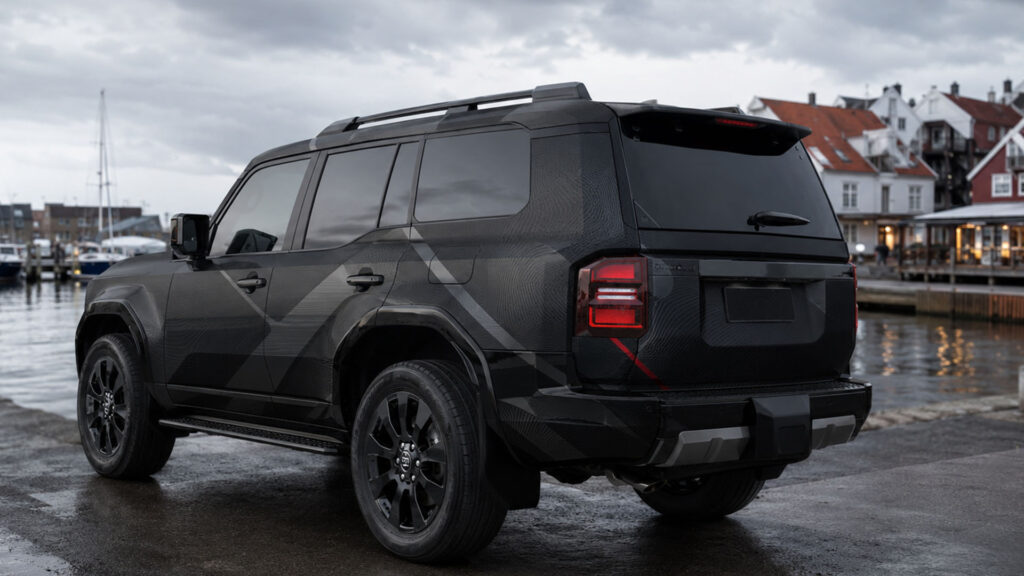 reklamefabrikk.no - Toyota Land Cruiser PPF-foliering - design og foliering tjenester 13