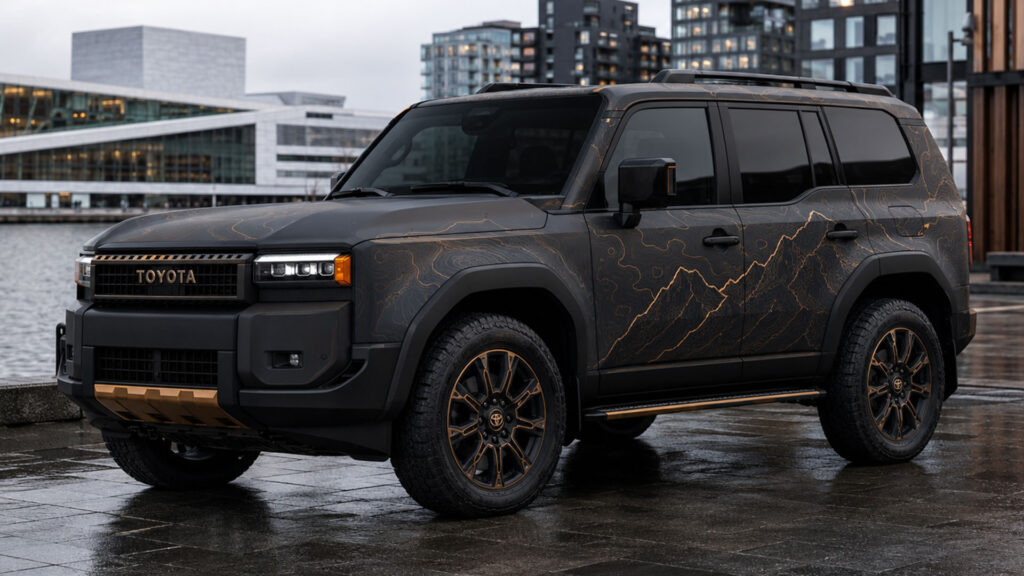 reklamefabrikk.no - Toyota Land Cruiser PPF-foliering - design og foliering tjenester 2