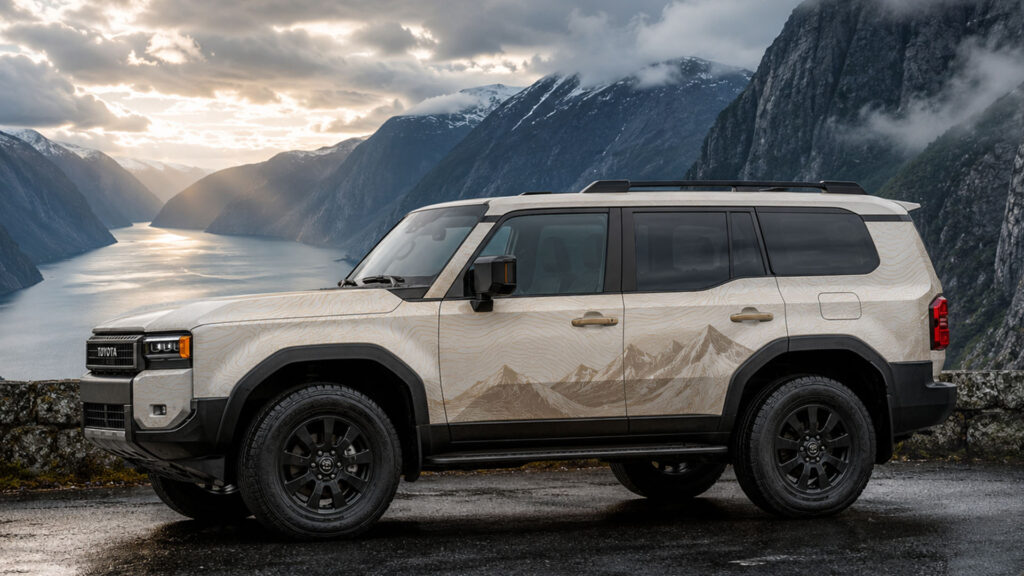 reklamefabrikk.no - Toyota Land Cruiser PPF-foliering - design og foliering tjenester 5