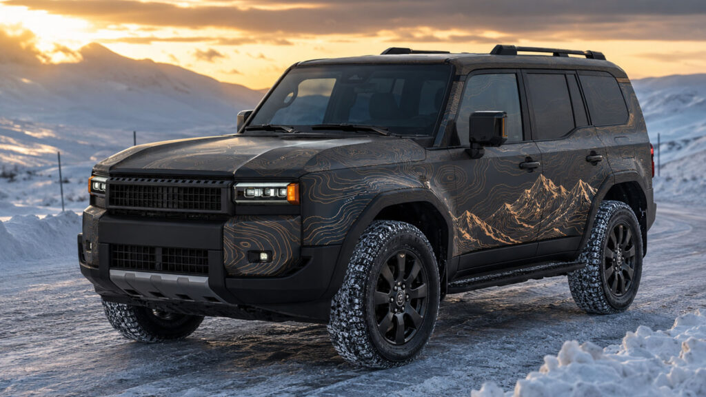 reklamefabrikk.no - Toyota Land Cruiser PPF-foliering - design og foliering tjenester 6