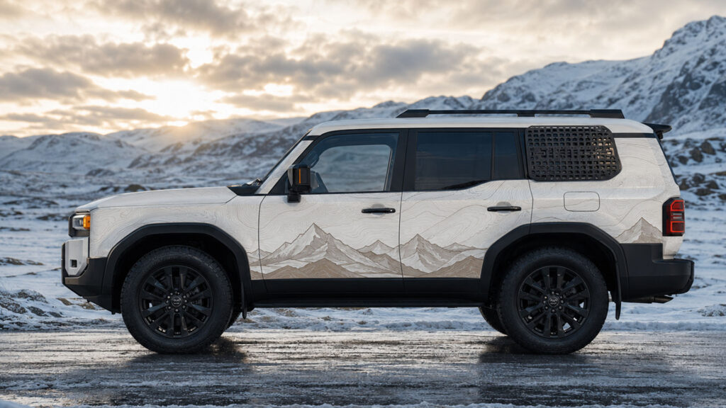 reklamefabrikk.no - Toyota Land Cruiser PPF-foliering - design og foliering tjenester 7