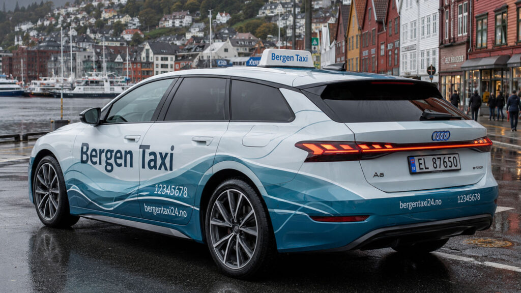 reklamefabrikk.no - taxi bilfoliering design Audi 2