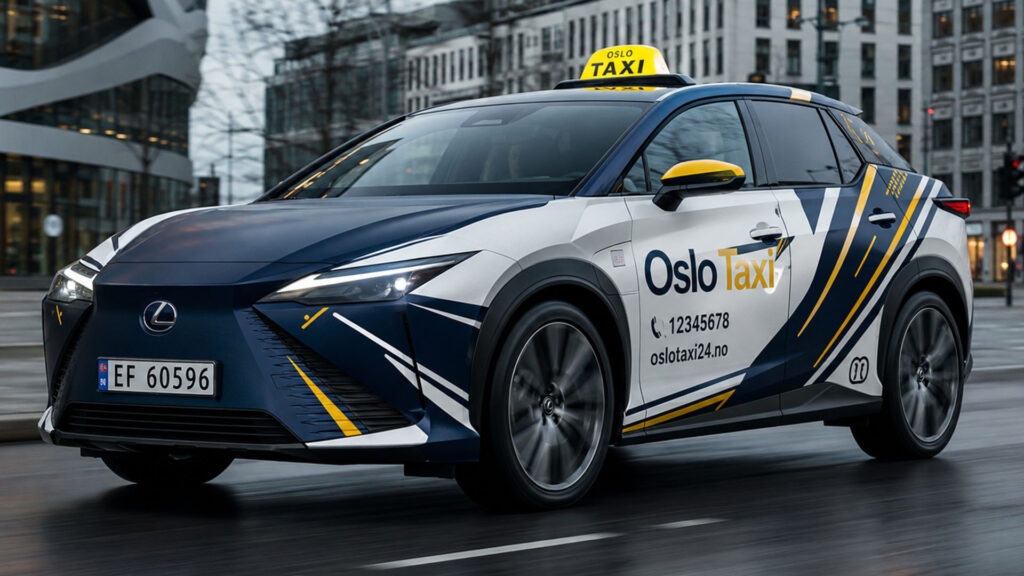 reklamefabrikk.no - taxi bilfoliering design Lexus 1