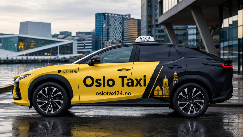 reklamefabrikk.no - taxi bilfoliering design Lexus 3