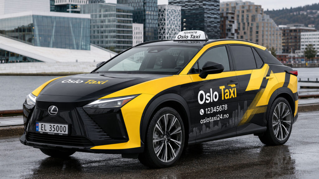 reklamefabrikk.no - taxi bilfoliering design Lexus 4