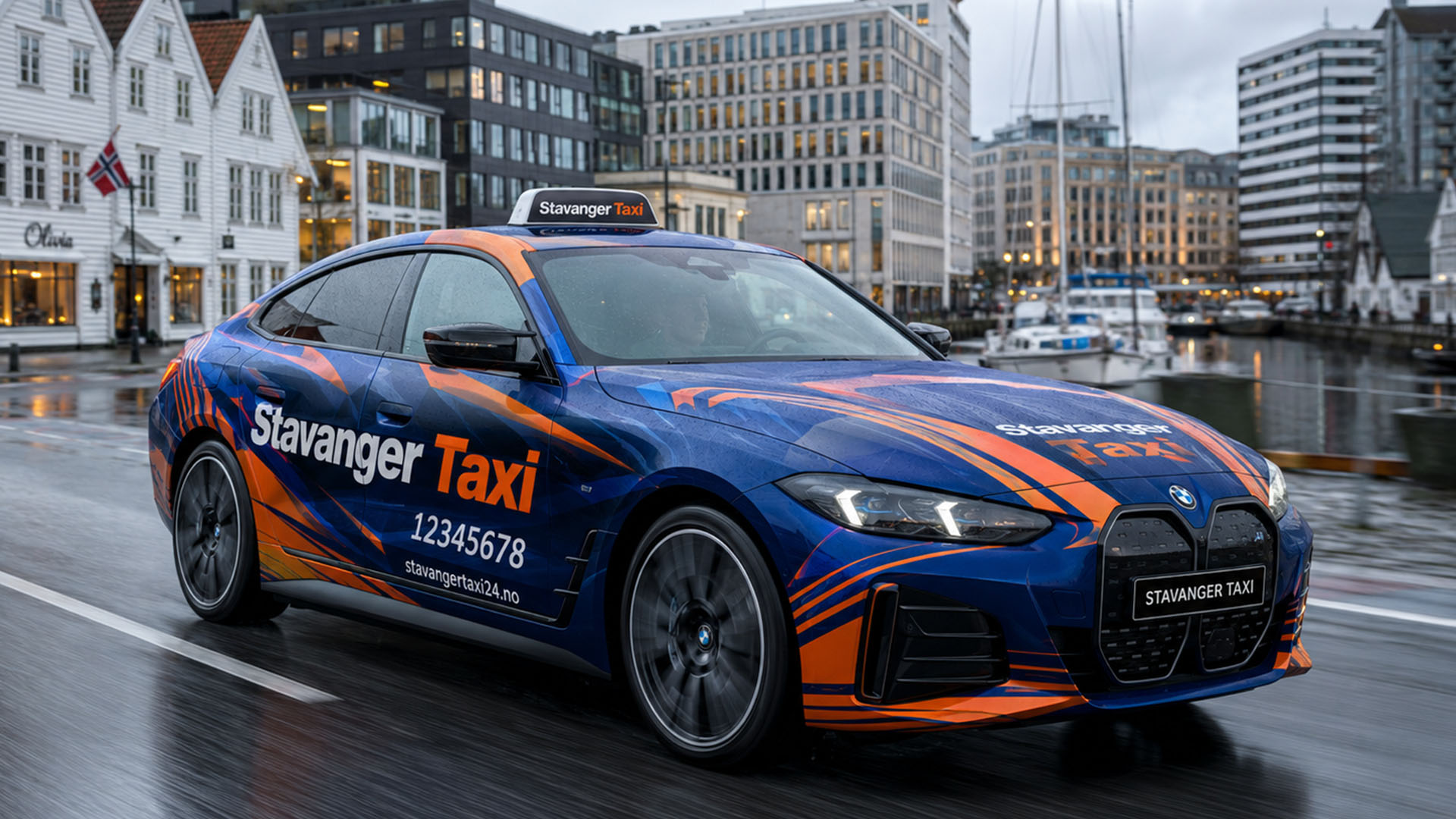 reklamefabrikk.no – taxi bilfoliering design reklamefabrikk.no - taxi bilfoliering design