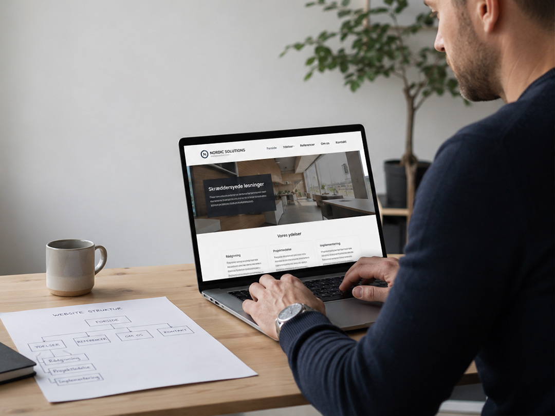 reklamefabrikk.no - Bedrift nettside design innhold 1
