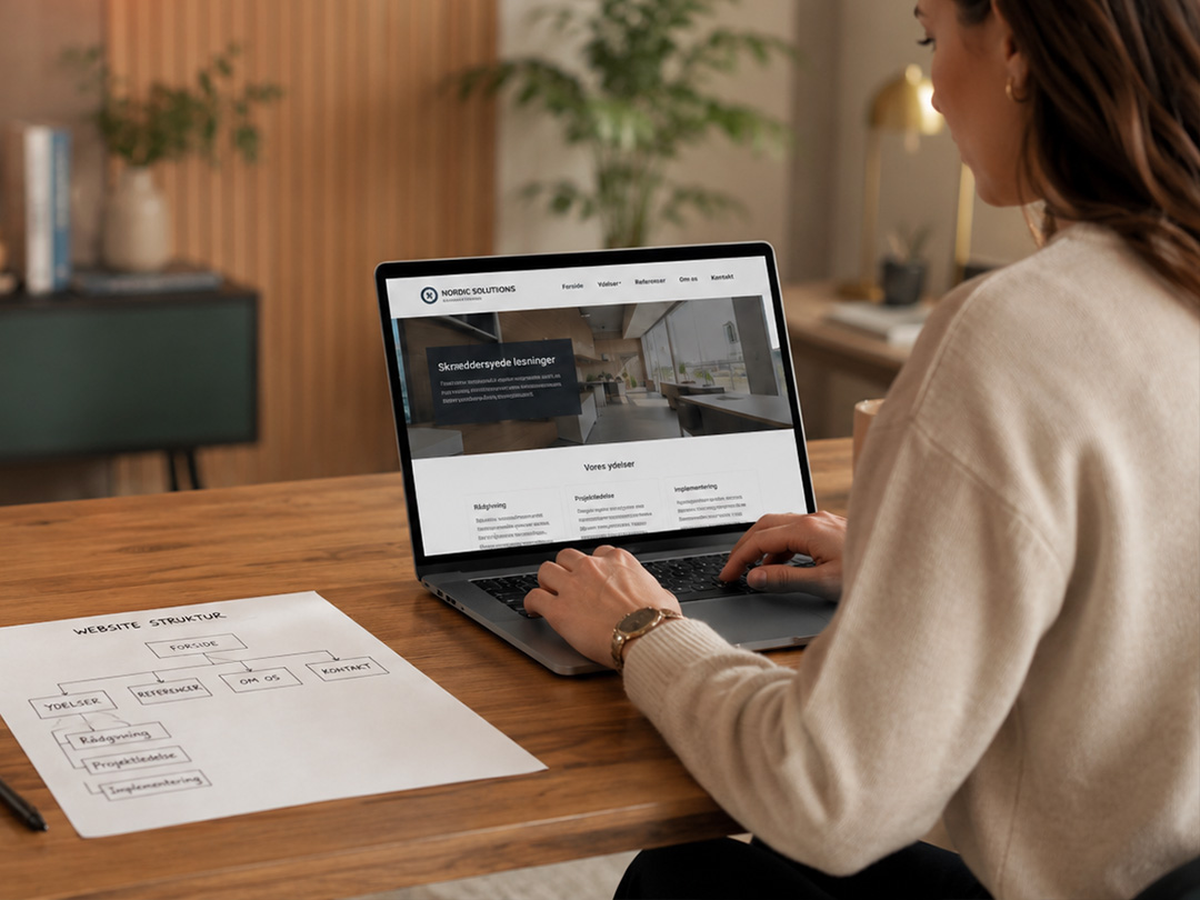 reklamefabrikk.no - Bedrift nettside design innhold 2