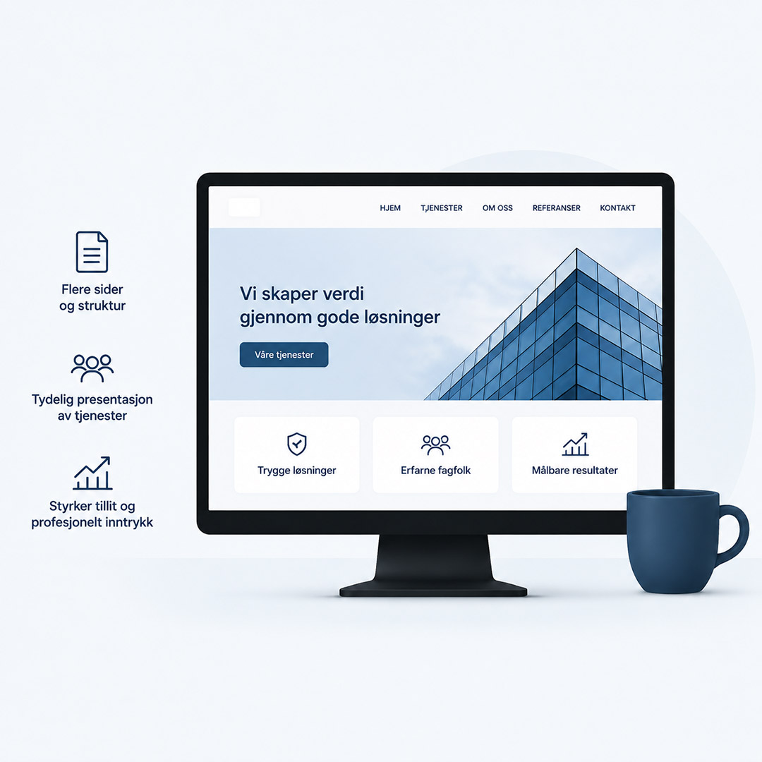 reklamefabrikk.no - Bedriftsnettside pris