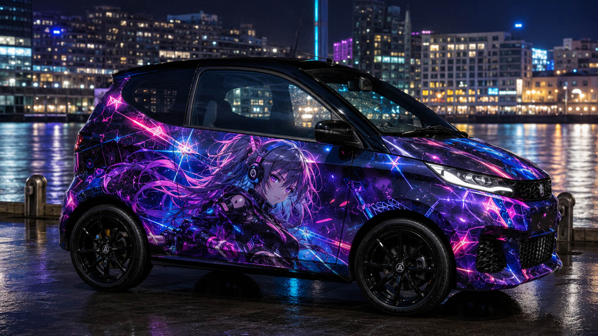 reklamefabrikk.no - Mopedbil Street Style Wrap Ideas - Aixam Anime Full Wrap 3 reklamefabrikk.no - Mopedbil Street Style Wrap Ideas - Aixam Anime Full Wrap 3