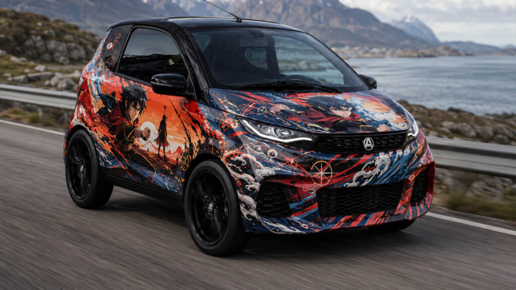reklamefabrikk.no - Mopedbil Street Style Wrap Ideas - Aixam Anime Full Wrap 4