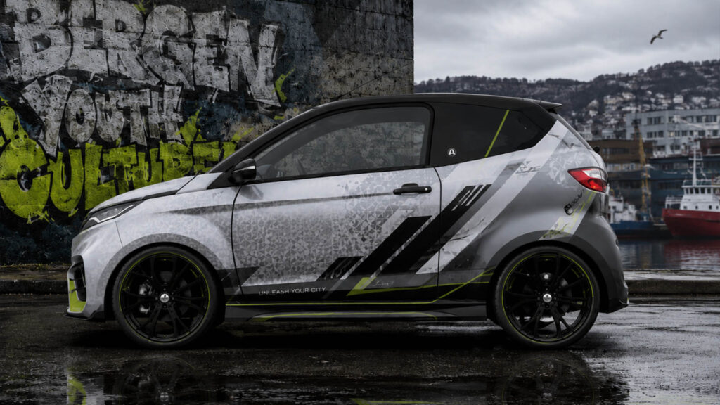 reklamefabrikk.no - Mopedbil Street Style Wrap Ideas - Aixam Street Car Full Wrap 1
