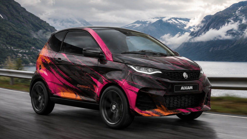 reklamefabrikk.no - Mopedbil Street Style Wrap Ideas - Aixam Street Car Full Wrap 2