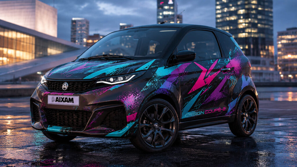reklamefabrikk.no - Mopedbil Street Style Wrap Ideas - Aixam Street Car Full Wrap 4
