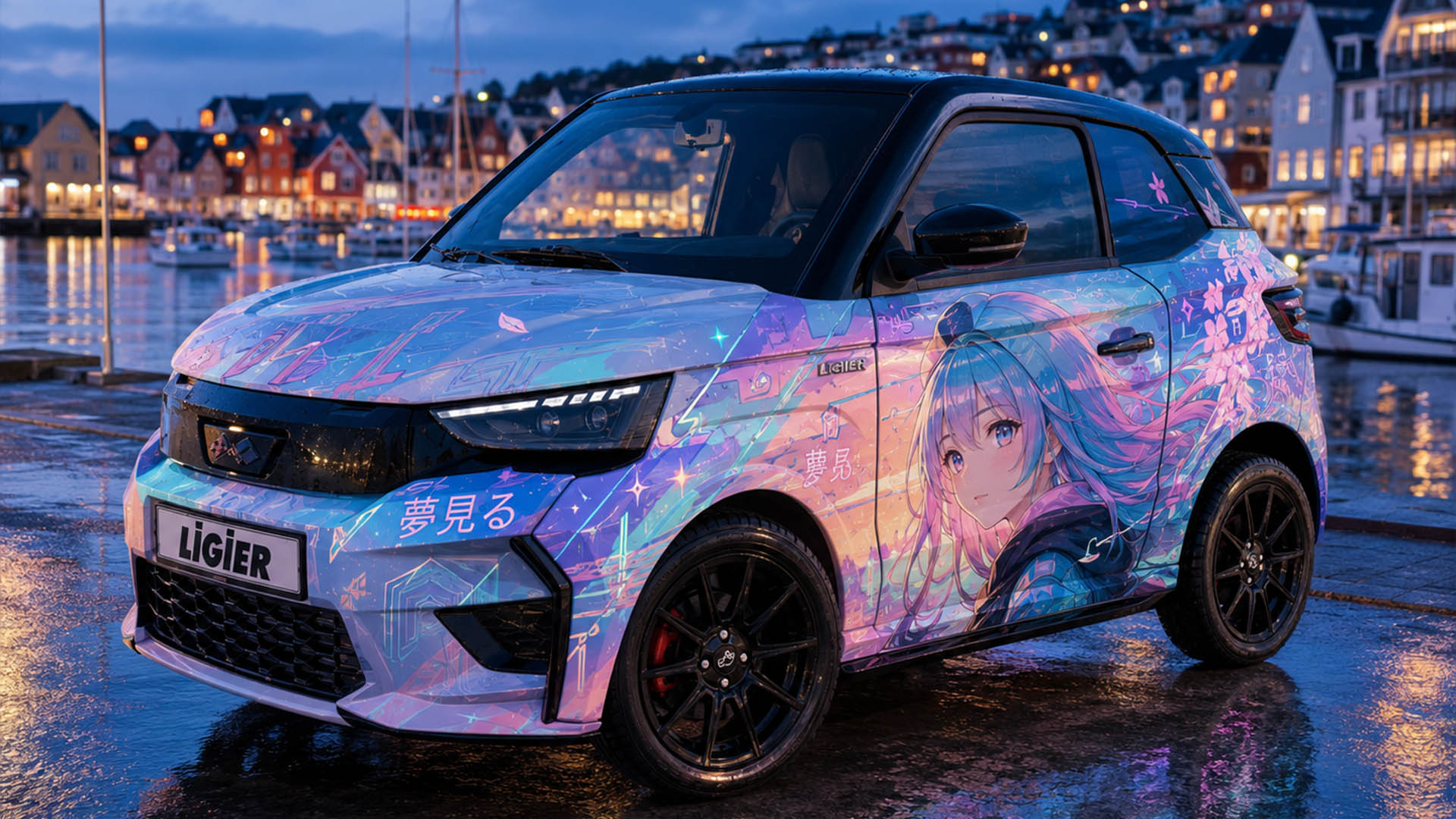 reklamefabrikk.no - Mopedbil Street Style Wrap Ideas - Ligier Anime Full Wrap 4 reklamefabrikk.no - Mopedbil Street Style Wrap Ideas - Ligier Anime Full Wrap 4