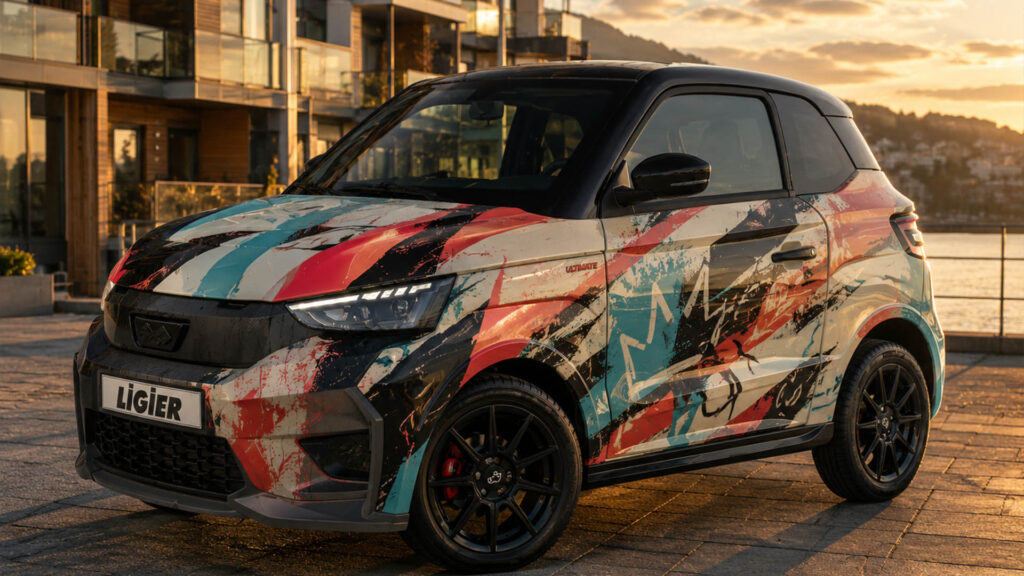 reklamefabrikk.no - Mopedbil Street Style Wrap Ideas - Ligier Street Car Full Wrap 2
