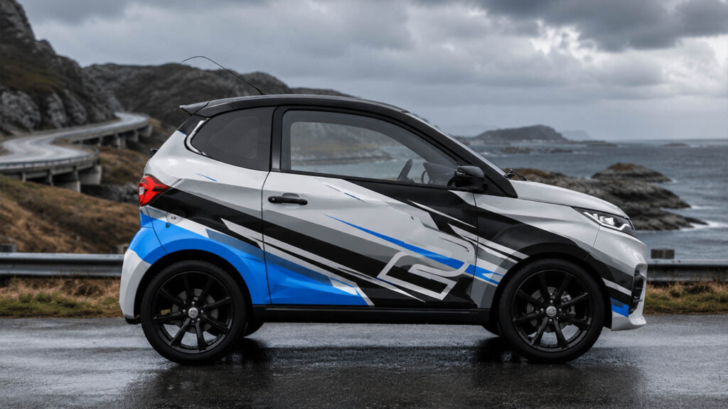 reklamefabrikk.no - Mopedbil Wrap Ideas - Aixam Sport Edition 2