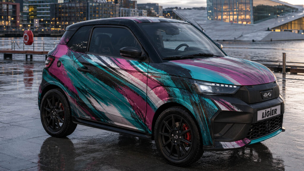 reklamefabrikk.no - Mopedbil Wrap Ideas - Ligier Full Wrap 1