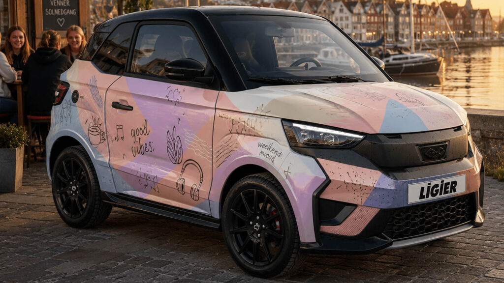 reklamefabrikk.no - Mopedbil Wrap Ideas - Ligier Lifestyle Edition 1