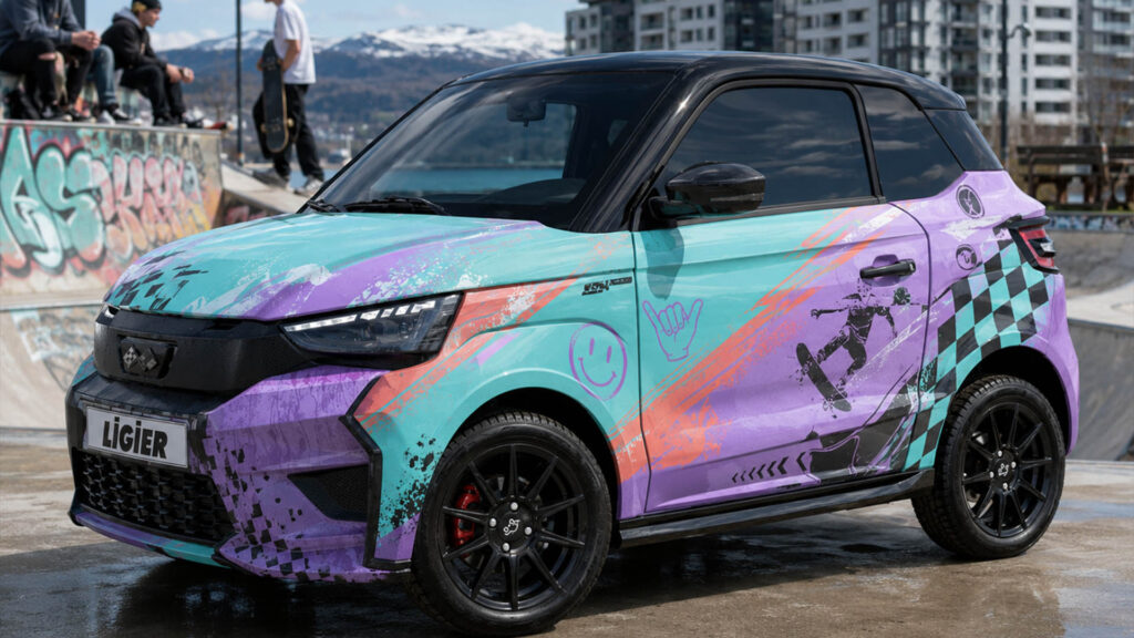 reklamefabrikk.no - Mopedbil Wrap Ideas - Ligier Lifestyle Edition 2
