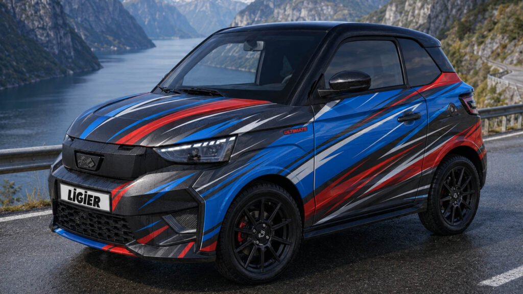 reklamefabrikk.no - Mopedbil Wrap Ideas - Ligier Sport Edition 2