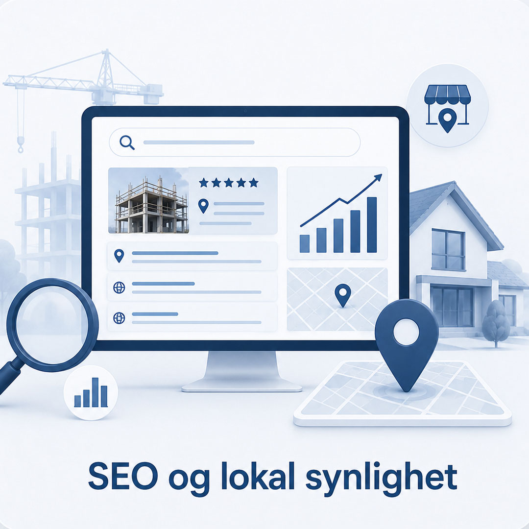reklamefabrikk.no - nettside for byggfirma - SEO og lokal synlighet reklamefabrikk.no - nettside for byggfirma - SEO og lokal synlighet
