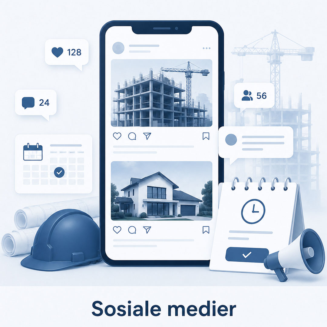 reklamefabrikk.no - nettside for byggfirma - Sosiale medier reklamefabrikk.no - nettside for byggfirma - Sosiale medier